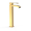 Tres Cuadro Exclusive, Einhebel Waschtischmischer, 24k Gold