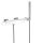Tres Slim Exclusive, Thermostat Wannenbatterie, Weiss-chrom