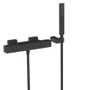 Tres Slim Exclusive, Thermostat Wannenbatterie, schwarz matt