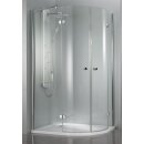 HSK Premium Classic Runddusche 4-teilig, 80x80cm, alu...