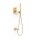 Tres Slim Exclusive, Unterputz Brauseset Rapid-Box, 24k Gold matt
