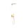 Tres Slim Exclusive, Unterputz Brauseset Rapid-Box, 24k Gold matt