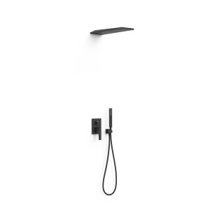 Tres Slim Exclusive, Unterputz Brauseset Rapid-Box, schwarz matt