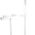 Tres Slim Exclusive, Einhebel Brausemischer, weiss matt