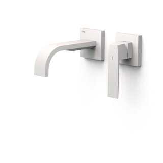 Tres Slim Exclusive, Einhebel Waschtischmischer UP, weiss matt