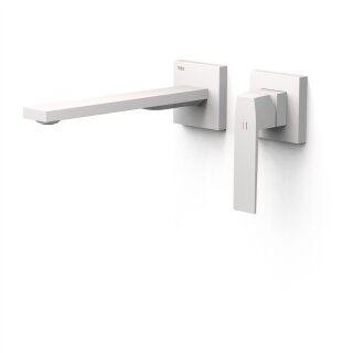 Tres Slim Exclusive, Einhebel Waschtischmischer UP, weiss matt