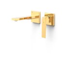 Tres Slim Exclusive, Einhebel Waschtischmischer UP, 24k Gold