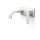 Tres Slim Exclusive, Einhebel Waschtischmischer UP, weiss matt