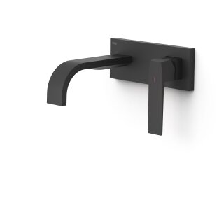 Tres Slim Exclusive, Einhebel Waschtischmischer UP, schwarz matt