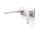 Tres Slim Exclusive, Einhebel Waschtischmischer UP, weiss matt