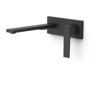 Tres Slim Exclusive, Einhebel Waschtischmischer UP, schwarz matt