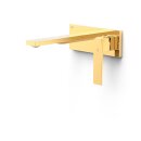 Tres Slim Exclusive, Einhebel Waschtischmischer UP, 24k Gold