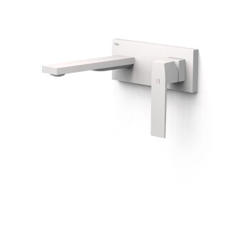 Tres Slim Exclusive, Einhebel Waschtischmischer UP, weiss matt