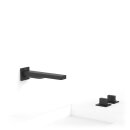 Tres Slim Exclusive, Zweigriff-Standarmatur, schwarz matt