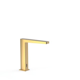 Tres Slim Exclusive, Elektronische Waschbeckenarmatur mit fester Wassertemperatur, 24k Gold