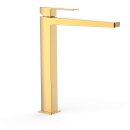 Tres Slim Exclusive, Einhebel Waschtischmischer, 24k Gold