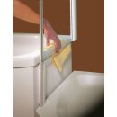 HSK Premium Classic Drehtür mit Seitenwand, 80cm, 100cm, alu silber matt