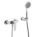 Tres Flat-Tres, Einhebel Brausemischer, chrom