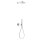 Tres Alplus, Thermostatset Unterputz Brausebatterie, chrom