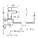 Tres Loft-Tres, Einhebel Bidetmischer, chrom