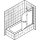 HSK Premium Softcube Badewannenaufsatz, 2-teilig