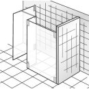 HSK Walk In K2 1 Glaselement mit Seitenteil +...