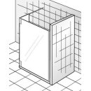 HSK Walk In K2P 1 Glaselement mit Seitenteil, 90cm, 30cm,...