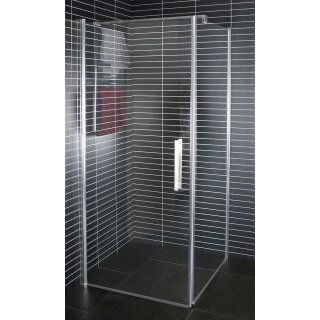 Euroshowers Square Tür mit Seitenwand Duschkabine