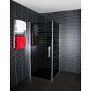 Euroshowers Square Tür mit Seitenwand Duschkabine