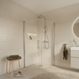 Euroshowers Round Viertelkreisdusche