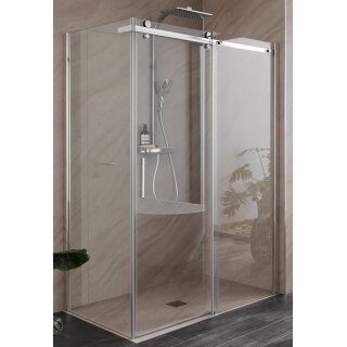 HSK Premium Softcube Gleittür, 2-teilig und Seitenwand