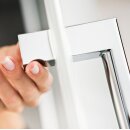HSK Premium Softcube Gleittür, 2-teilig und Seitenwand
