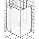 HSK K2 Drehtür an Nebenteil + Seitenwand