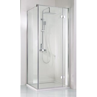 HSK Premium Softcube Drehtür mit Seitenwand