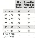 Novellini Young 2.0 N Pendeltür für Nische