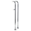 Tres Max-Tres, Wasseranschluss zum Wannenboden, chrom