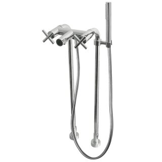 Tres Max-Tres, Wannen-Standarmatur, chrom