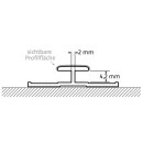 HSK Verbindungsprofil 33×7mm, Höhe 2550mm...