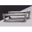 EDELSTAHL HALTERUNGSSATZ 51X16X3CM MATT (inkl. Befestigung)