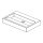 Forzalaqua Stein Waschbecken, PALERMO BLUESTONE GEMEISSELT 60X40X9CM, 0XØ36MM