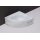 Forzalaqua Stein Waschbecken, TURINO CARRARA POLIERT 30X30X10CM mit Hahnloch