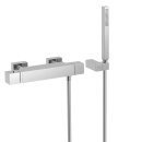 Tres Cuadro-Tres, Thermostat Brausebatterie, chrom