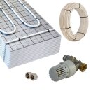 Warmwasser Fußbodenheizung HoWaTech TAC 5-10m²...