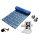 Warmwasser Fußbodenheizung HoWaTech Duo, 2,5-20,0m² Paket Multibox K-RTL