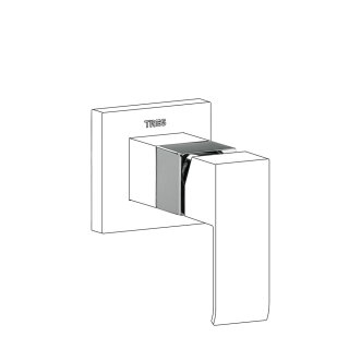 Tres Cuadro-Tres, Verlängerung für UP-Einhandmischer Dusche, chrom