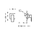 Tres Cuadro-Tres, Unterputz-Einhandmischer (1-Weg), chrom