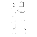 Tres Cuadro-Tres, Einhebel Brausemischer, chrom