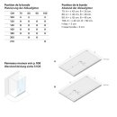 Doccia Duschwanne Liso Enmarcado 100x120cm