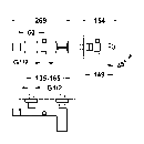 Tres Cuadro-Tres, Einhebel Brausemischer, chrom