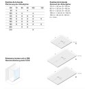 Doccia Duschwanne Liso 70x180cm